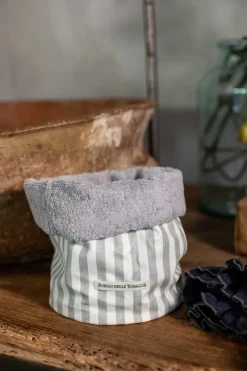 Cestino per Lavettes Bauhaus in Cotone