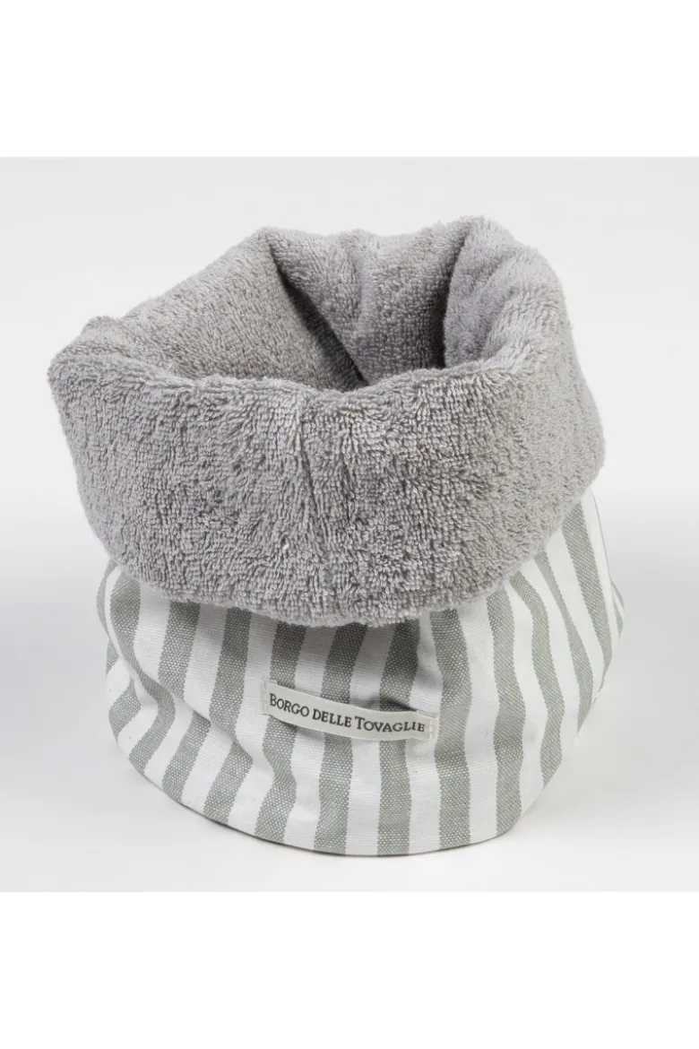 Cestino per Lavettes Bauhaus in Cotone