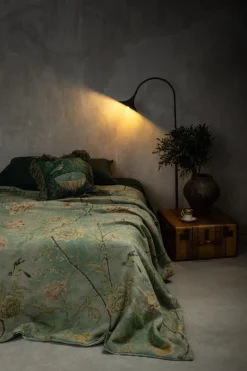Copriletto Affresco in Lino