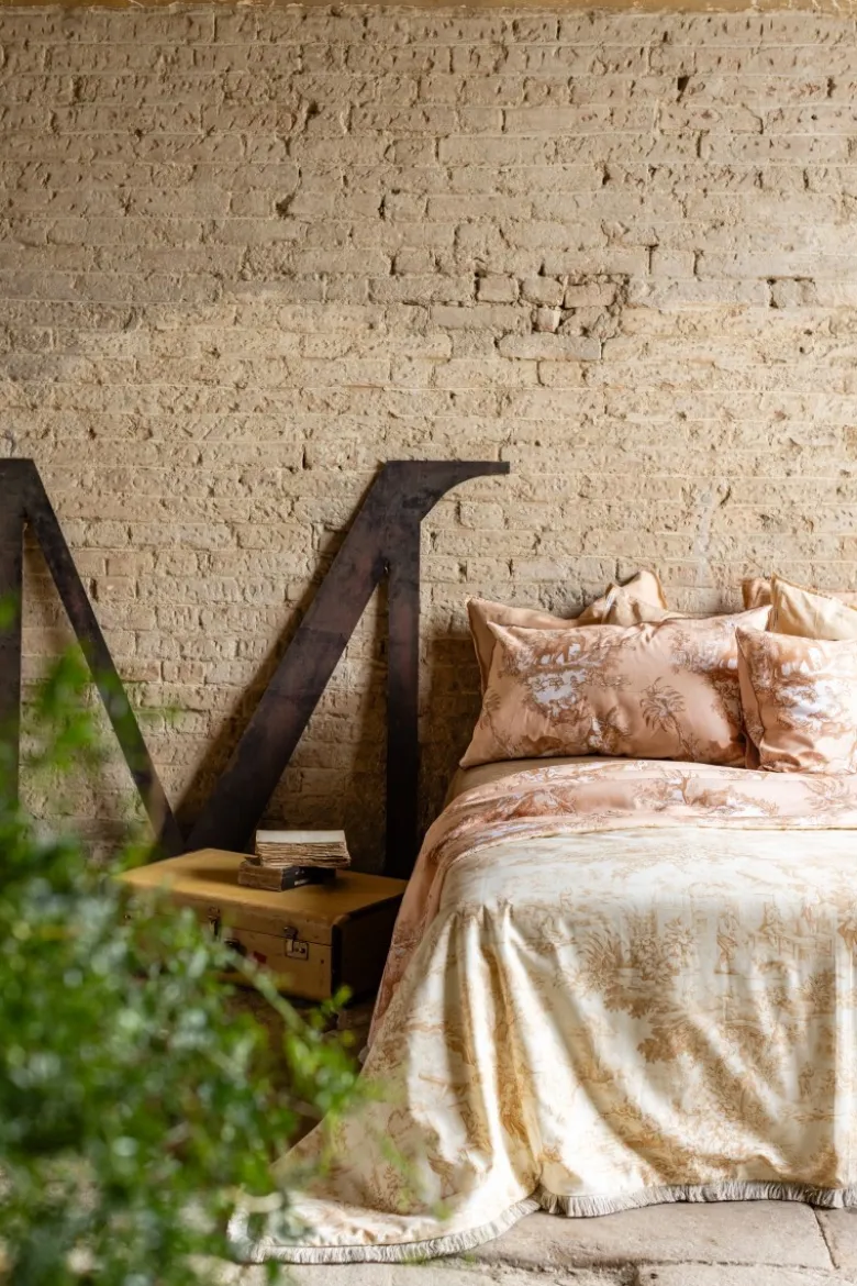 Copriletto Frange in Cotone