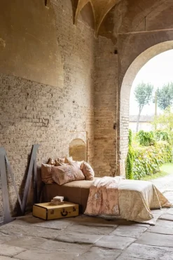 Copriletto Frange in Cotone
