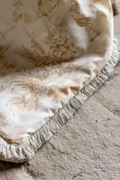Copriletto Frange in Cotone