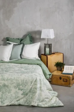 Copriletto Pure in Lino/Cotone