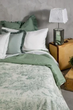 Copriletto Pure in Lino/Cotone