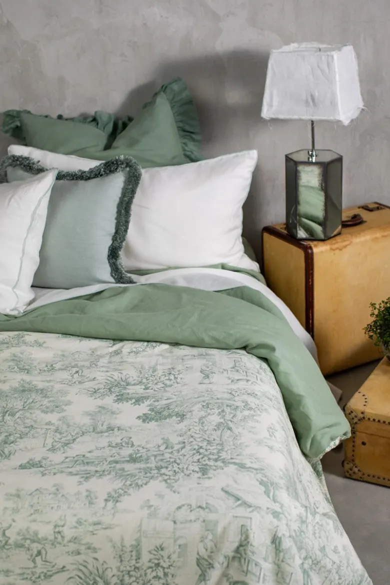 Copriletto Pure in Lino/Cotone