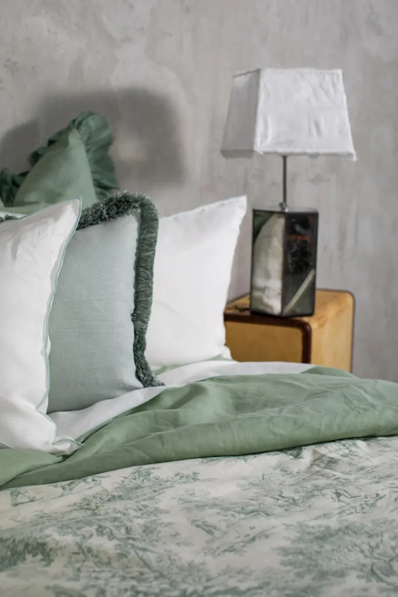Copriletto Pure in Lino/Cotone