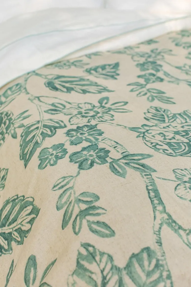 Copriletto Pure in Lino/Cotone