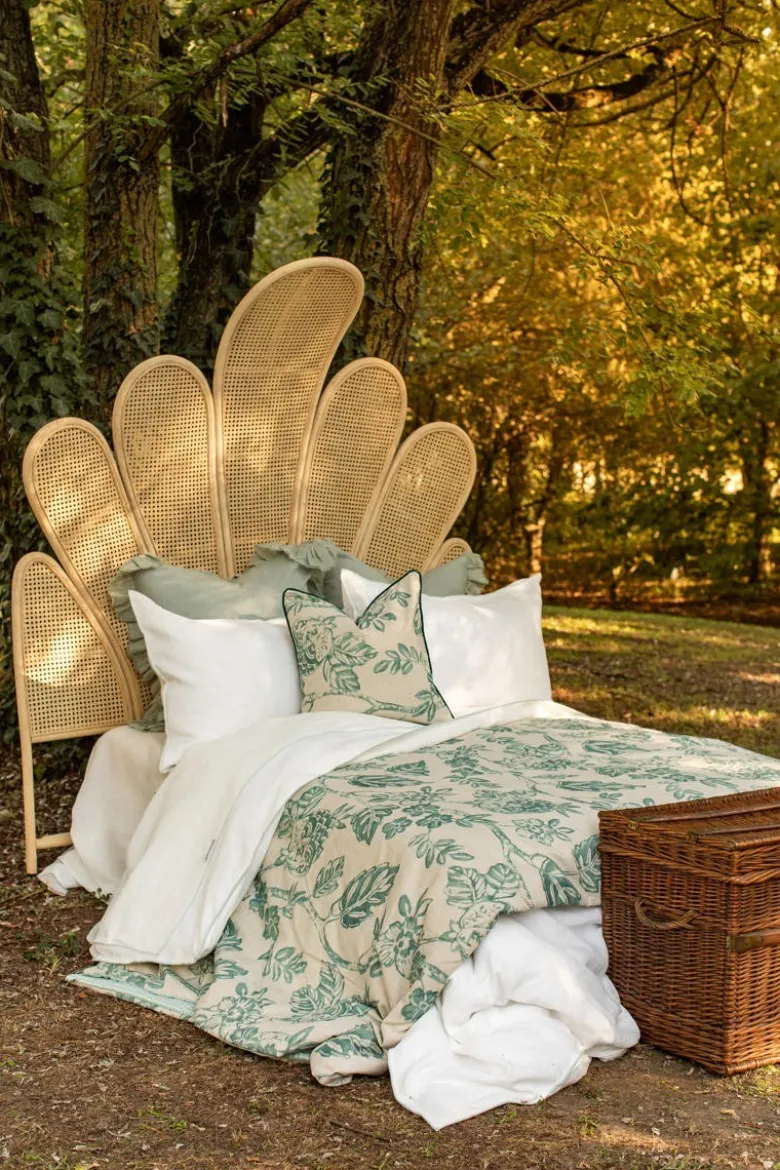 Copriletto Pure in Lino/Cotone