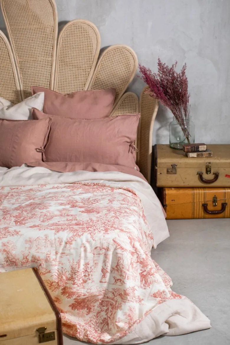 Copriletto Pure in Lino/Cotone
