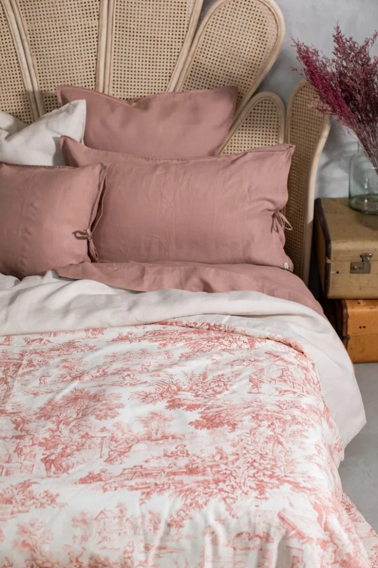 Copriletto Pure in Lino/Cotone