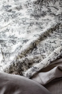 Copriletto Pure in Lino/Cotone