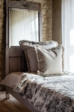 Copriletto Pure in Lino/Cotone