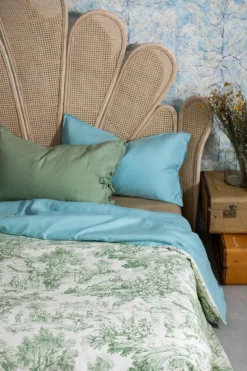 Copriletto Pure in Lino/Cotone