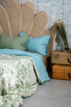 Copriletto Pure in Lino/Cotone