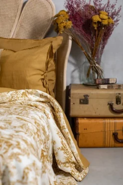 Copriletto Pure in Lino/Cotone