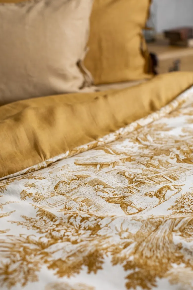 Copriletto Pure in Lino/Cotone