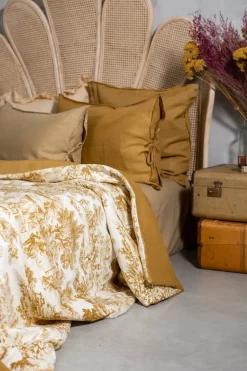 Copriletto Pure in Lino/Cotone