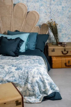 Copriletto Pure in Lino/Cotone