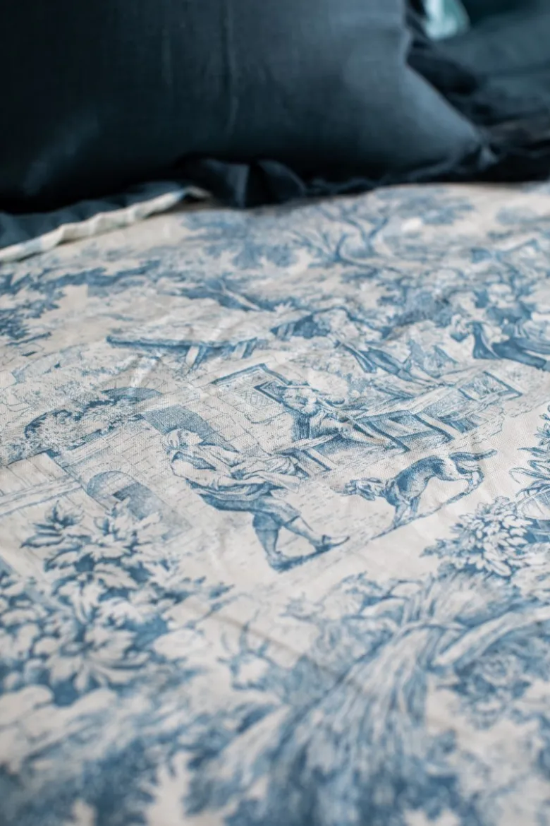 Copriletto Pure in Lino/Cotone