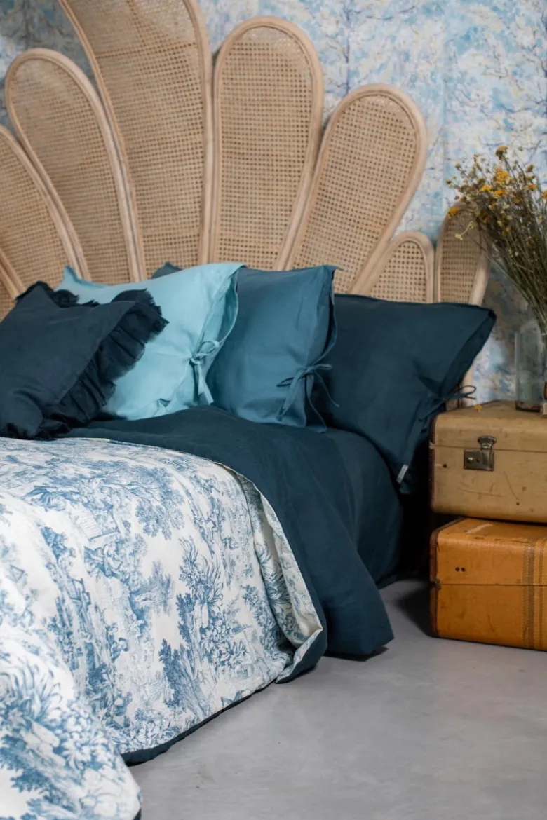 Copriletto Pure in Lino/Cotone