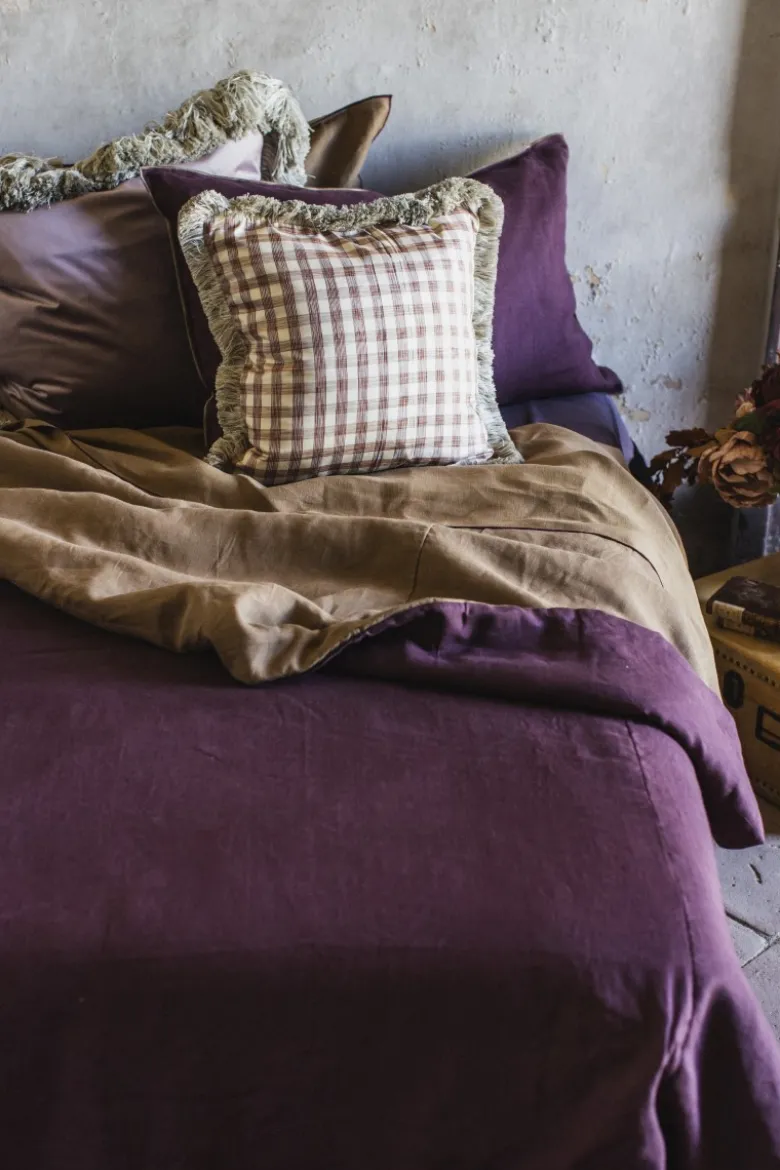 Copriletto Reversibile Pure in Lino