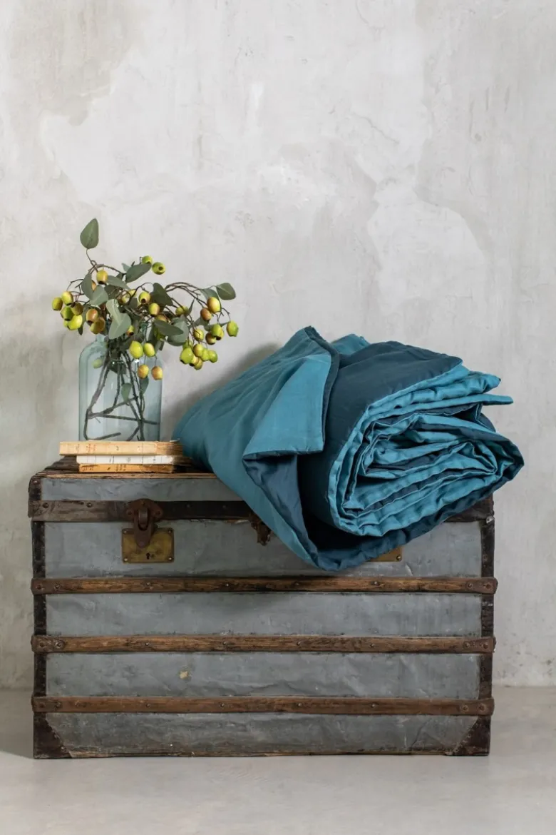 Copriletto Reversibile Pure in Lino