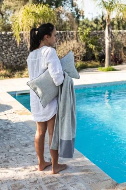 Set Asciugamano e Cuscino Mare