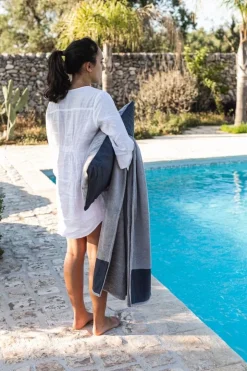 Set Asciugamano e Cuscino Mare