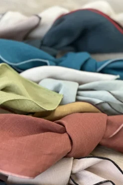 Set di 12 Tovaglioli Filo Assortiti