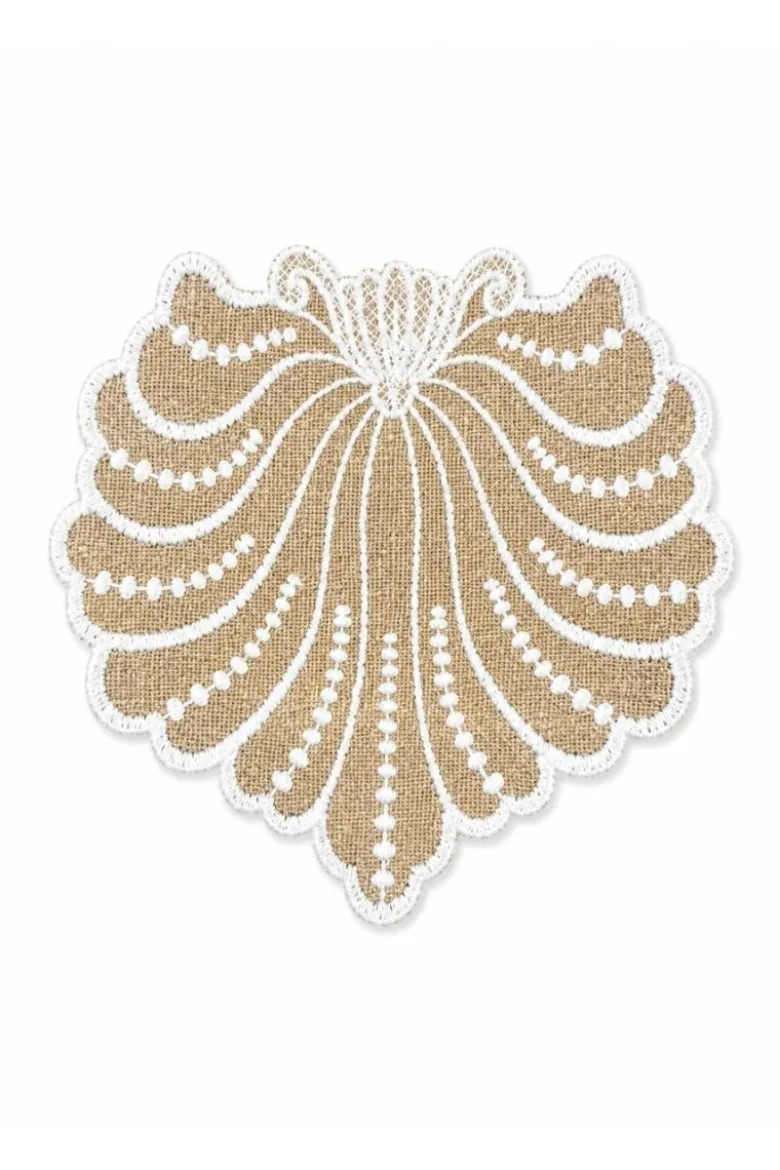 Set 4 Sottobicchieri Venere in Lino