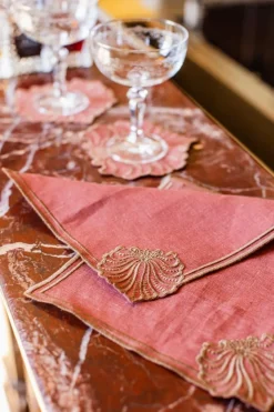 Set 4 Tovaglioli Cocktail Venere in Lino