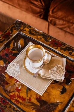 Set 4 Tovaglioli Cocktail Venere in Lino