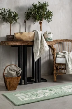 Tappeto Bagno Bauhaus in Cotone