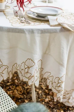 Tovaglia Ginkgo in Lino