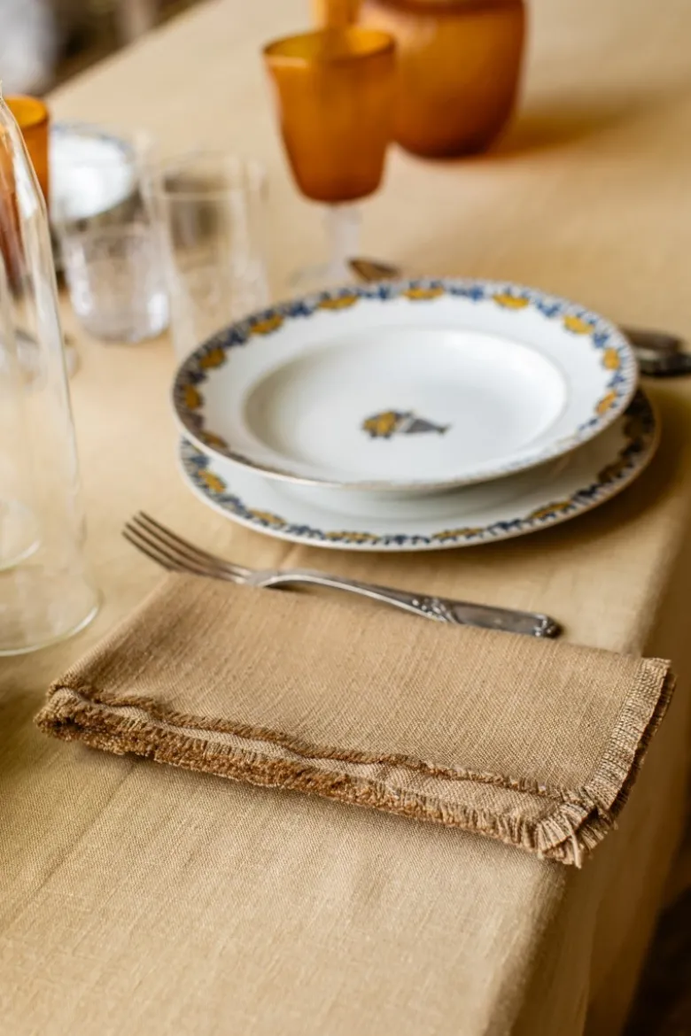 Tovaglia in Lino Antimacchia Sfogliatella