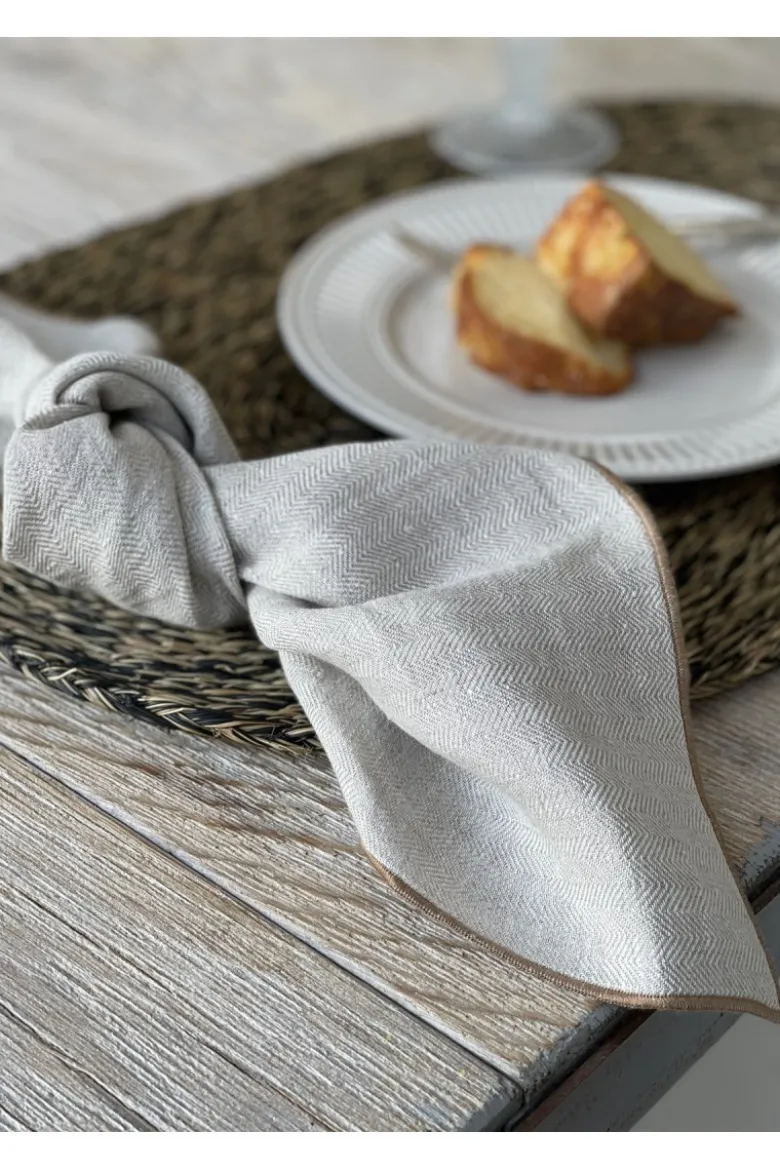 Tovagliolo Filo in Lino Jacquard